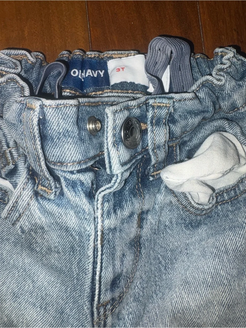 Old Navy 3T Kids Light Blue Distressed Denim Jeans